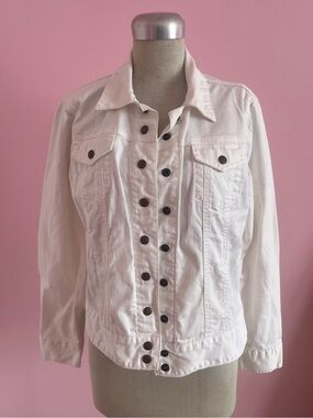 Lucky Brand white denim jacket